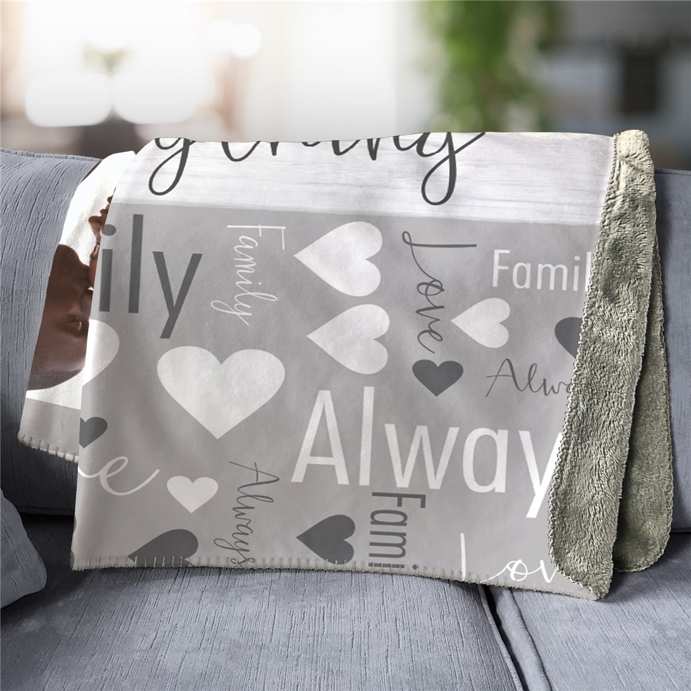 Family Is Everthing Word Art 50x60 Blanket