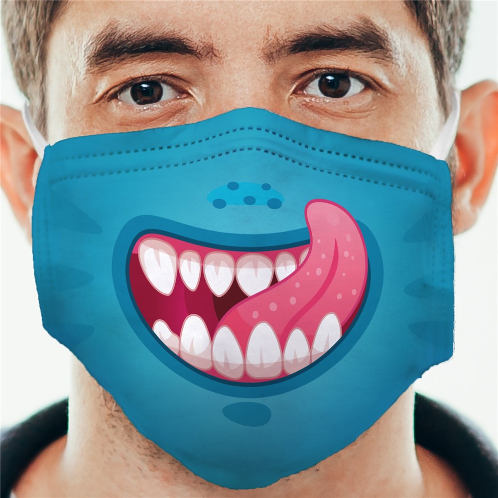 Personalized Family Monster Mouths Adult Face Mask