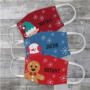 Personalized Christmas Characters Face Mask
