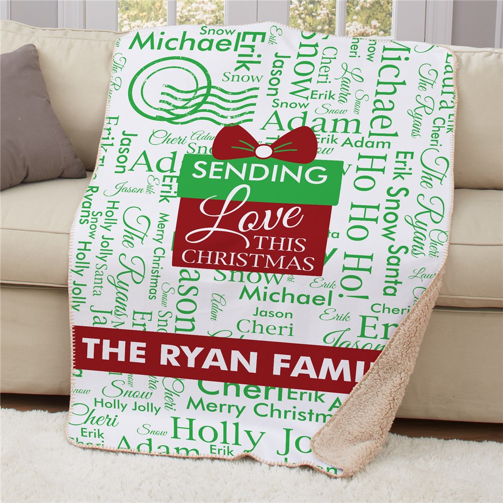 Lyrical Must Believer personalized christmas blankets Shilling 