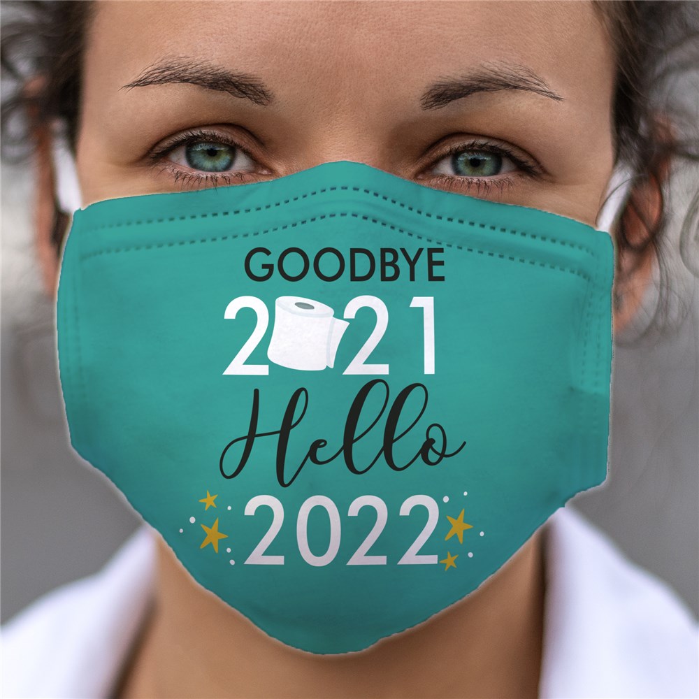 Personalized Goodbye 2020 Hello 2021 Face Mask