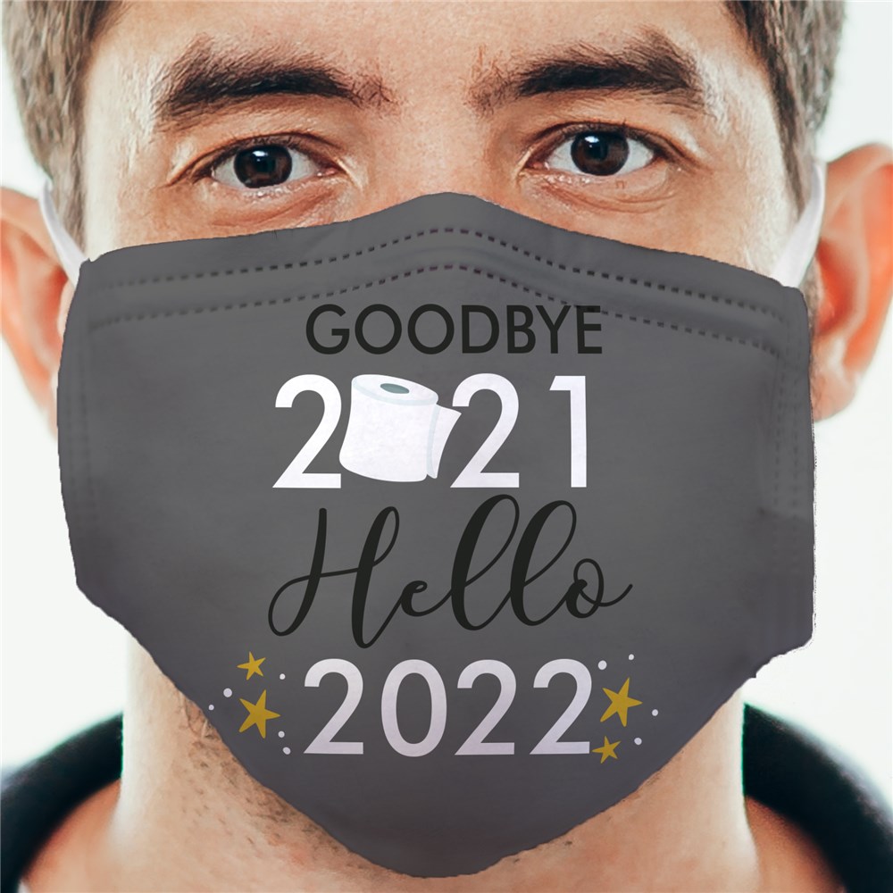 Personalized Goodbye 2020 Hello 2021 Face Mask