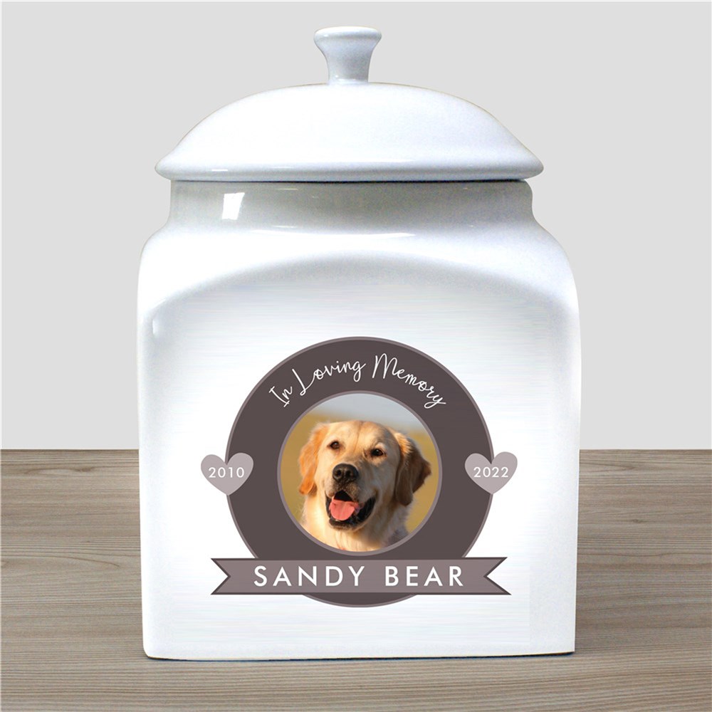 Personalized In Loving Memory Photo Pet Urn