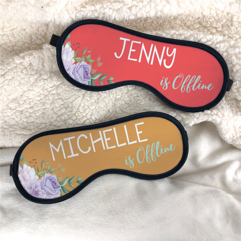 Personalized Offline Sleep Mask with Name