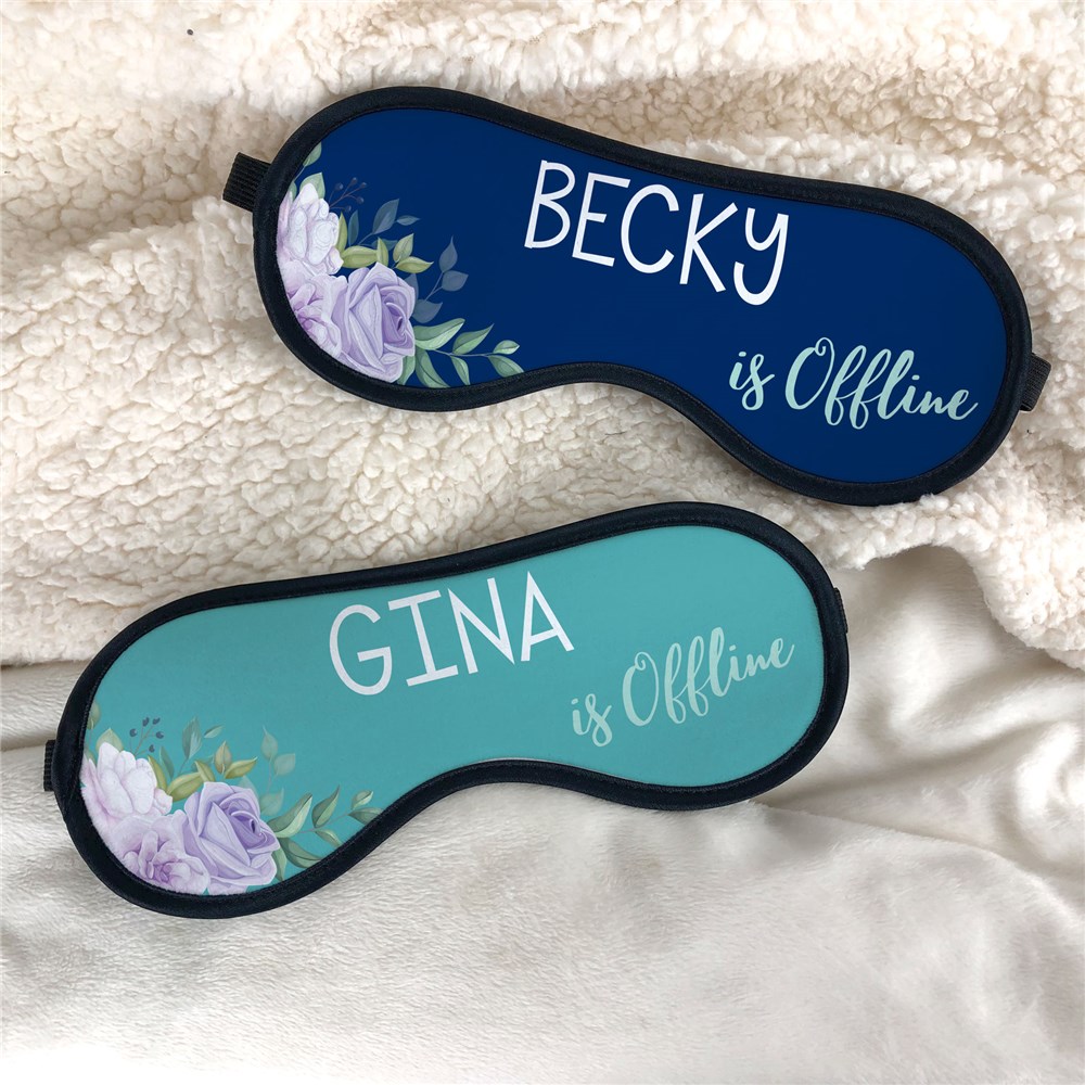 Personalized Offline Sleep Mask with Name