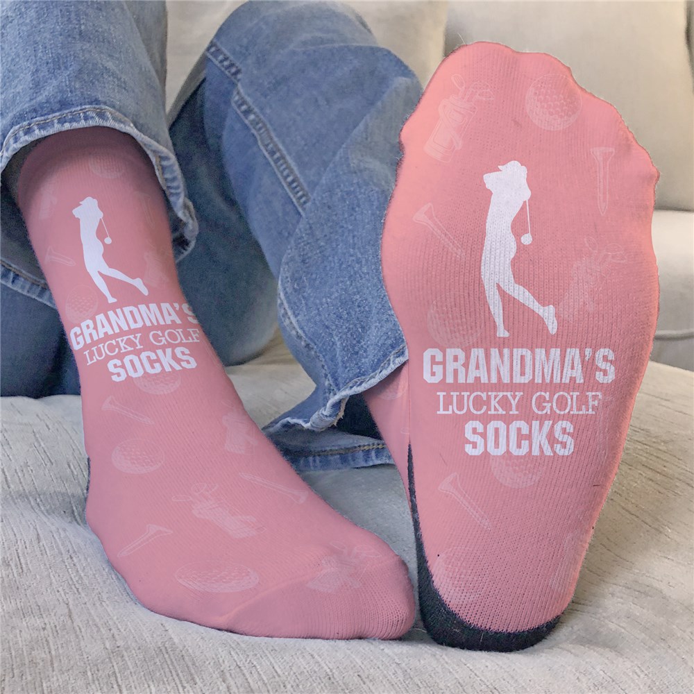 Personalized Grandpa's Lucky Golf Socks