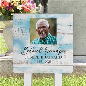 Personalized Photo Memorial Square Yard Sign