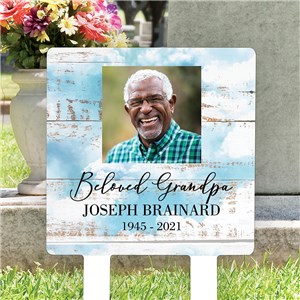 Personalized Photo Memorial Square Yard Sign