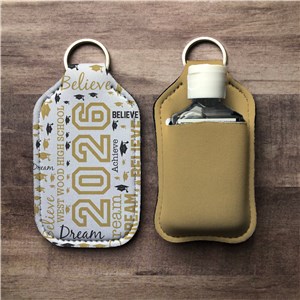 Personalized Graduation Word Art Hand Sanitizer Holder