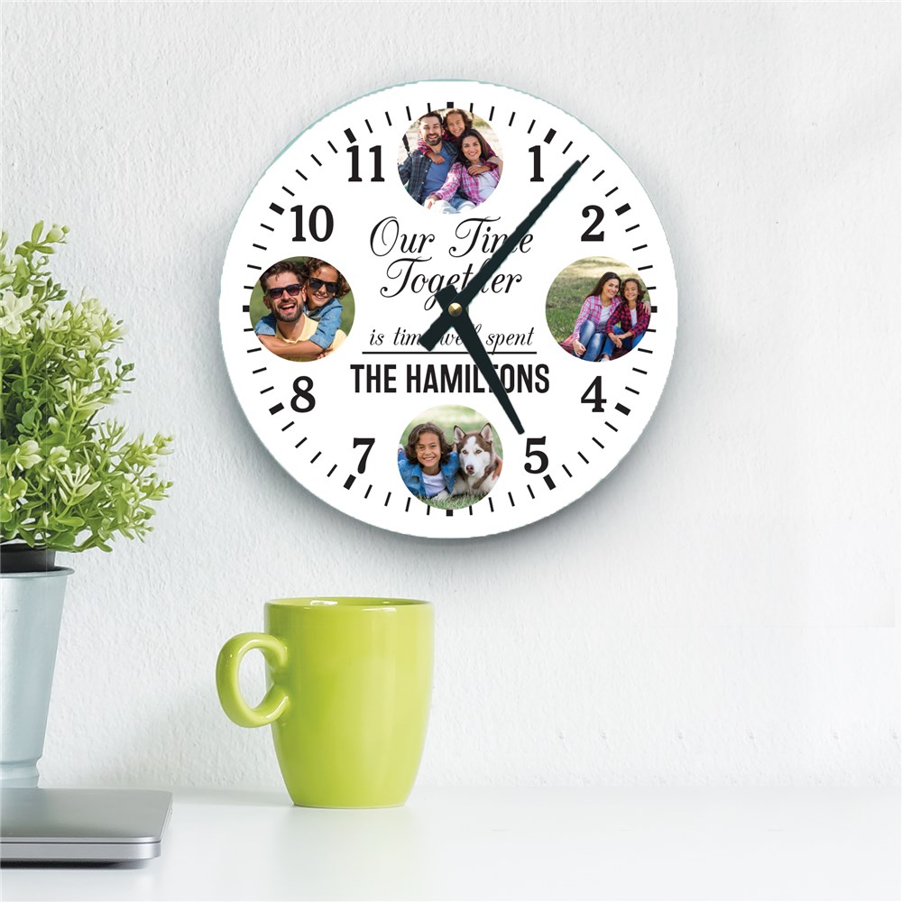 Personalized Wall Clock with Pictures