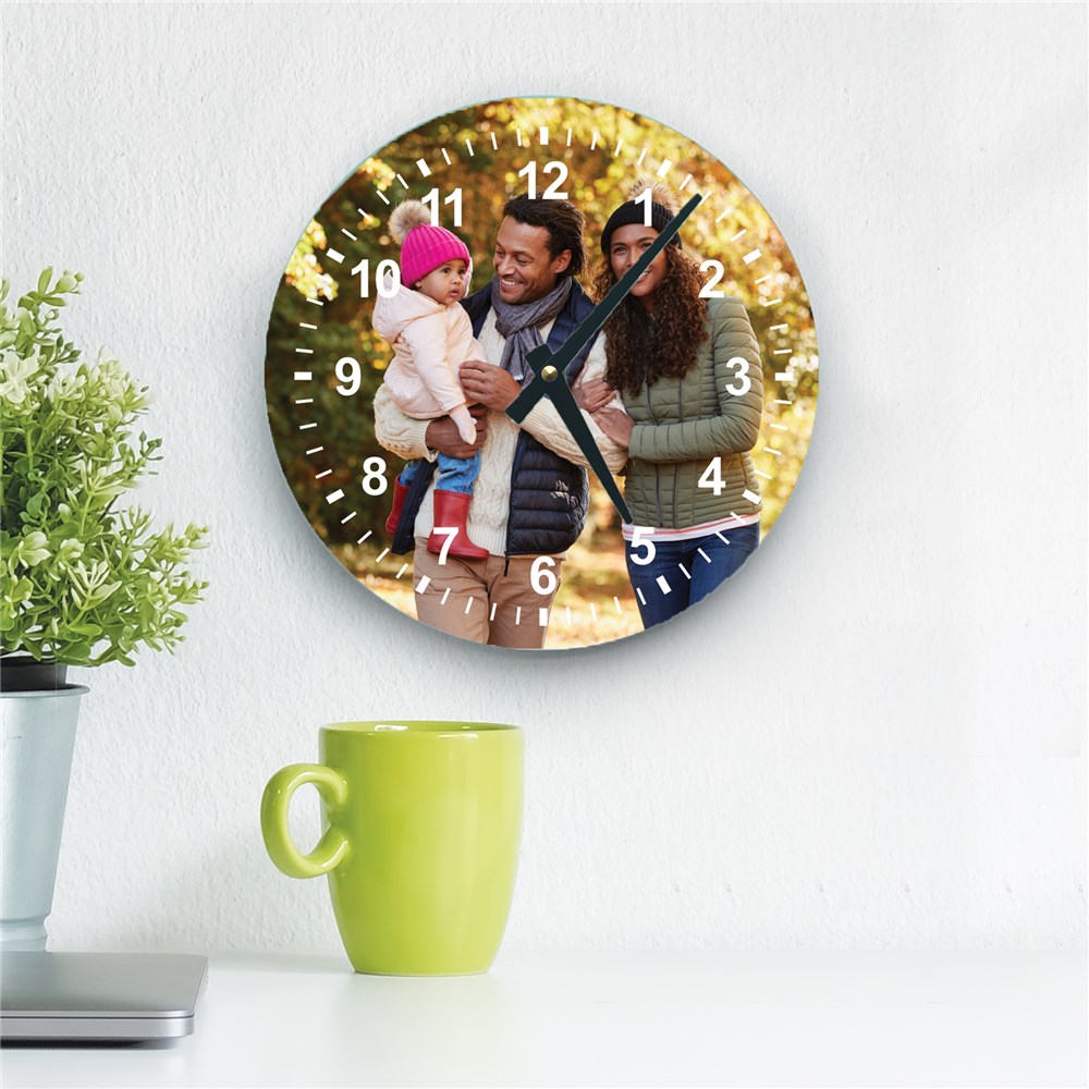 Personalized Photo Wall Clock GiftsForYouNow