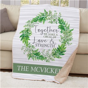 Personalized Together We Make a Circle of Love 50x60 Blanket