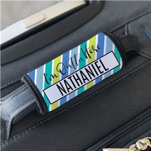 Personalized I'm Outta Here Luggage Grip