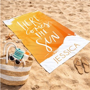 Personalized Summer Fun Beach Towel