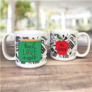 Personalized Teach Love Inspire 20 Oz. Mug
