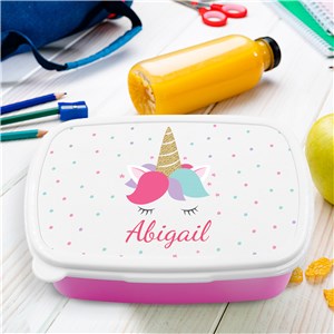 Personalized Kids' Unicorn Lunch Box