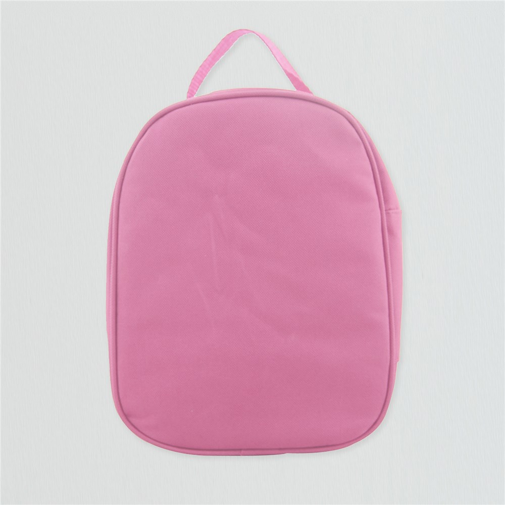Personalized Kids' Lunch Bag with Colorful Hearts