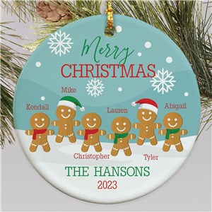 Personalized Red & Green New Home First Christmas Ornament U1960710