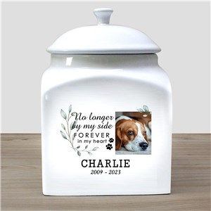 No Longer By My Side Forever in My Heart Photo Pet Urn