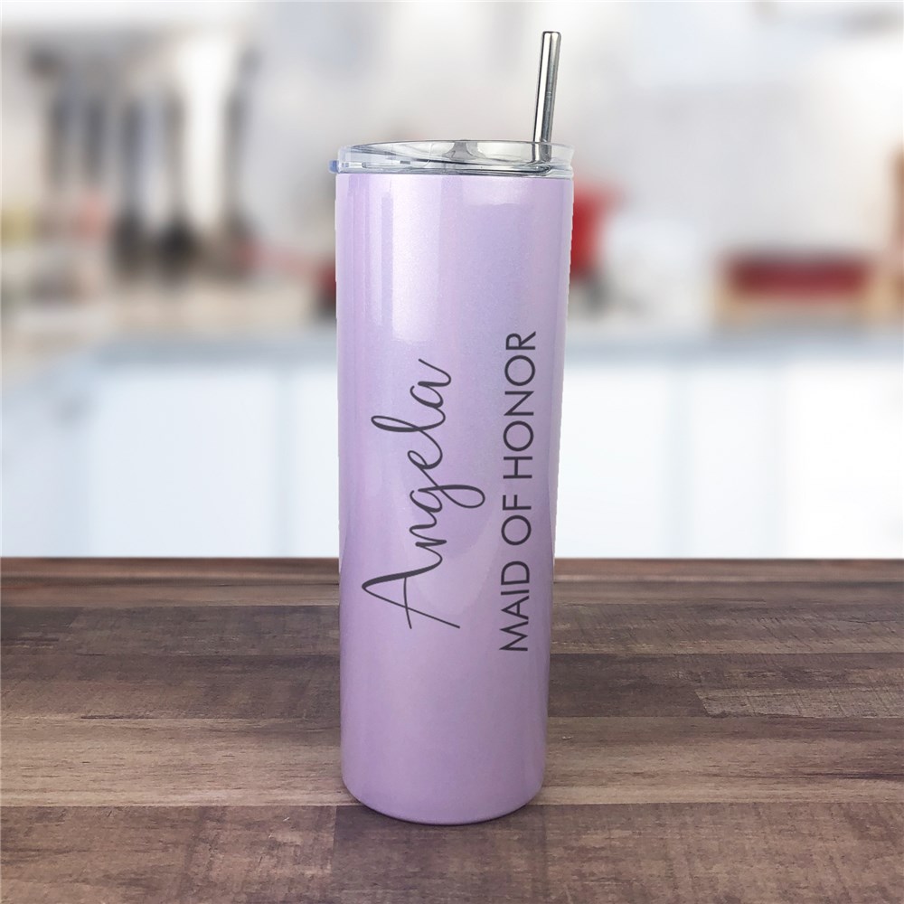 Personalized Name & Title Shimmer Tumbler