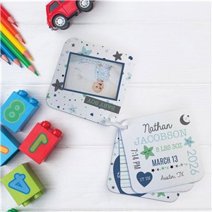 Personalized Welcome Baby Boy Felt Picture Book 