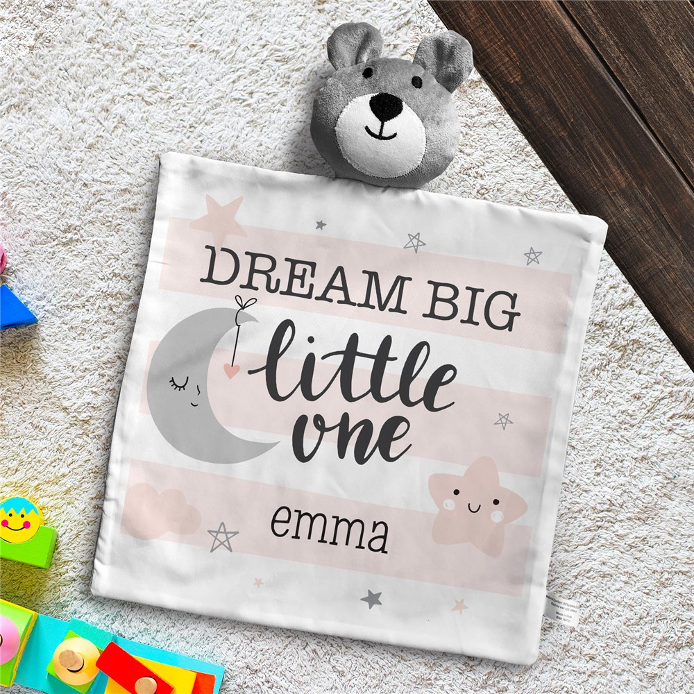 Personalized Dream Big Little One Bear Lovie 