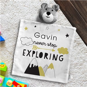 Personalized Never Stop Exploring Bear Lovie