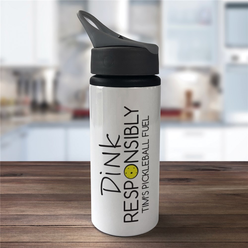 Personalized Dink Responsibly Aluminum Bottle