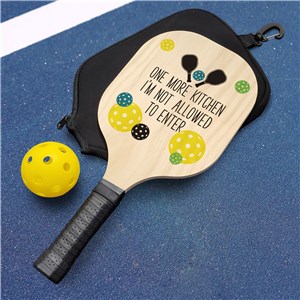 Personalized Kitchen Not Allowed To Enter Pickleball Paddle U20860175