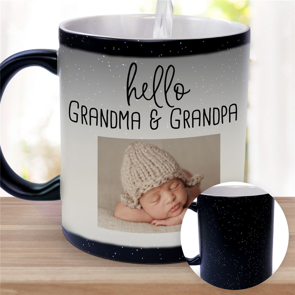 Personalized Hello Photo Color Changing Mug