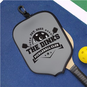 Personalized Pickleball Club Pickleball Padldle Cover U21832176