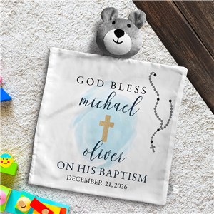 Personalized God Bless Baptism Bear Lovie U21844164