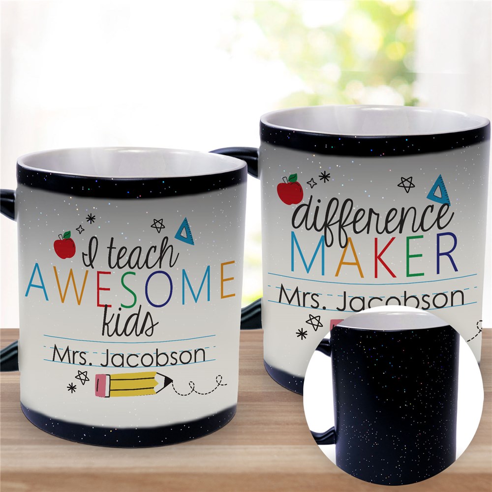 Personalized Colorful Teacher Color Changing Mug U22047172
