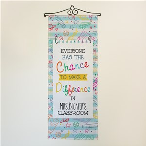 Personalized Everyone Has the Chance Wall Hanging U22062111