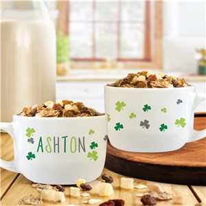 Shamrock Bowl Personalized With Name