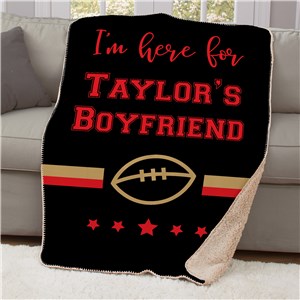 Football Throw Blanket Any Message