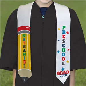 Personalized Pencil Youth Graduation Stole U23318151Y