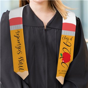 Personalized Teacher Graduation Stole U23320151