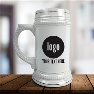 Personalized Custom Logo German Beer Stein U23715191