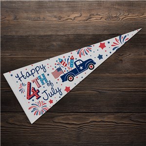 Happy 4th Of July Pennant U24545183