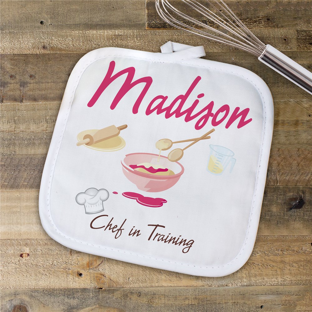 Personalized Chef In Training Pot Holder U353542