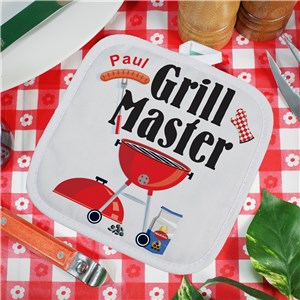 Personalized Grill Master Hot Pad