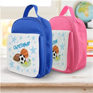 Personalized Kids' Sports Themed Lunch Bag