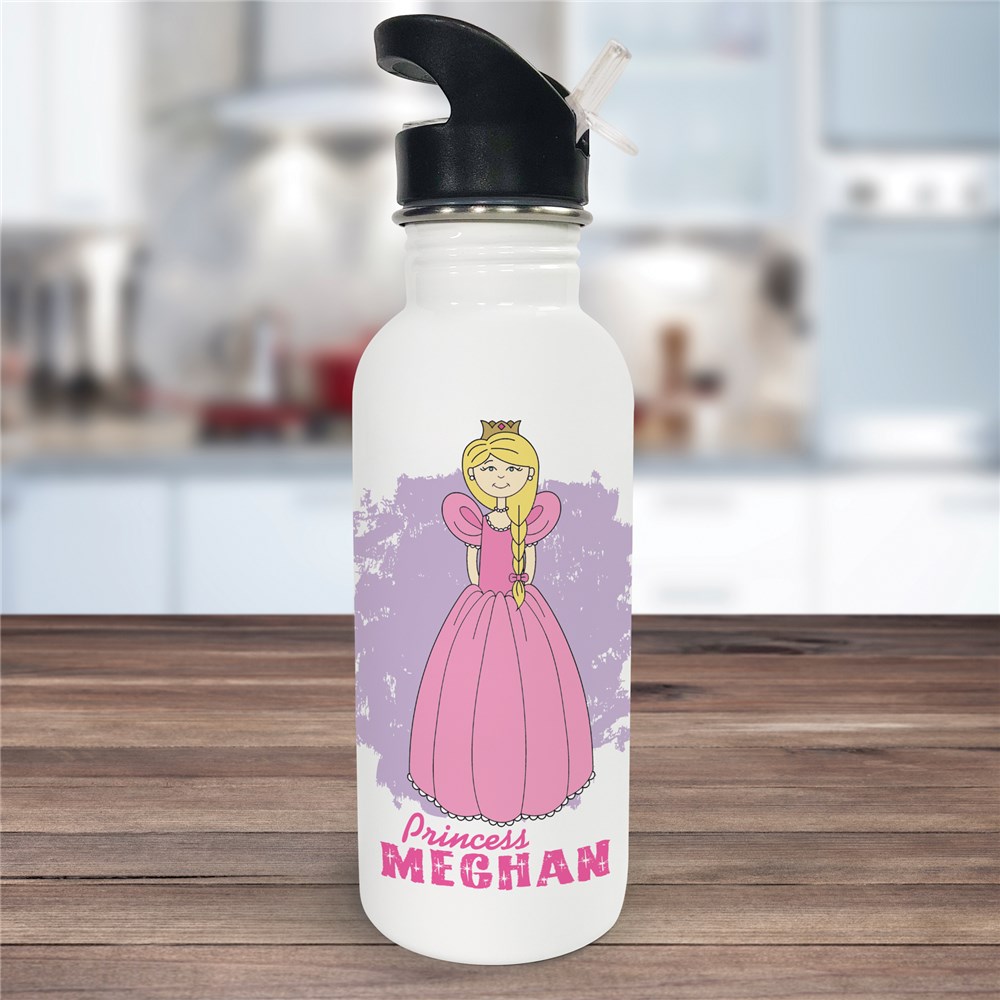 Personalized Princess Water Bottle U366020