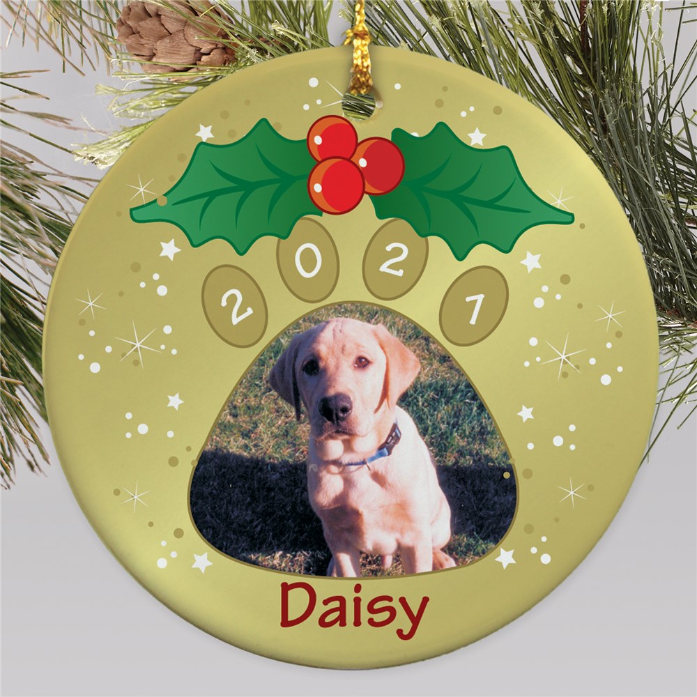 Pet Photo Christmas Ornament | Personalized Pet Ornaments
