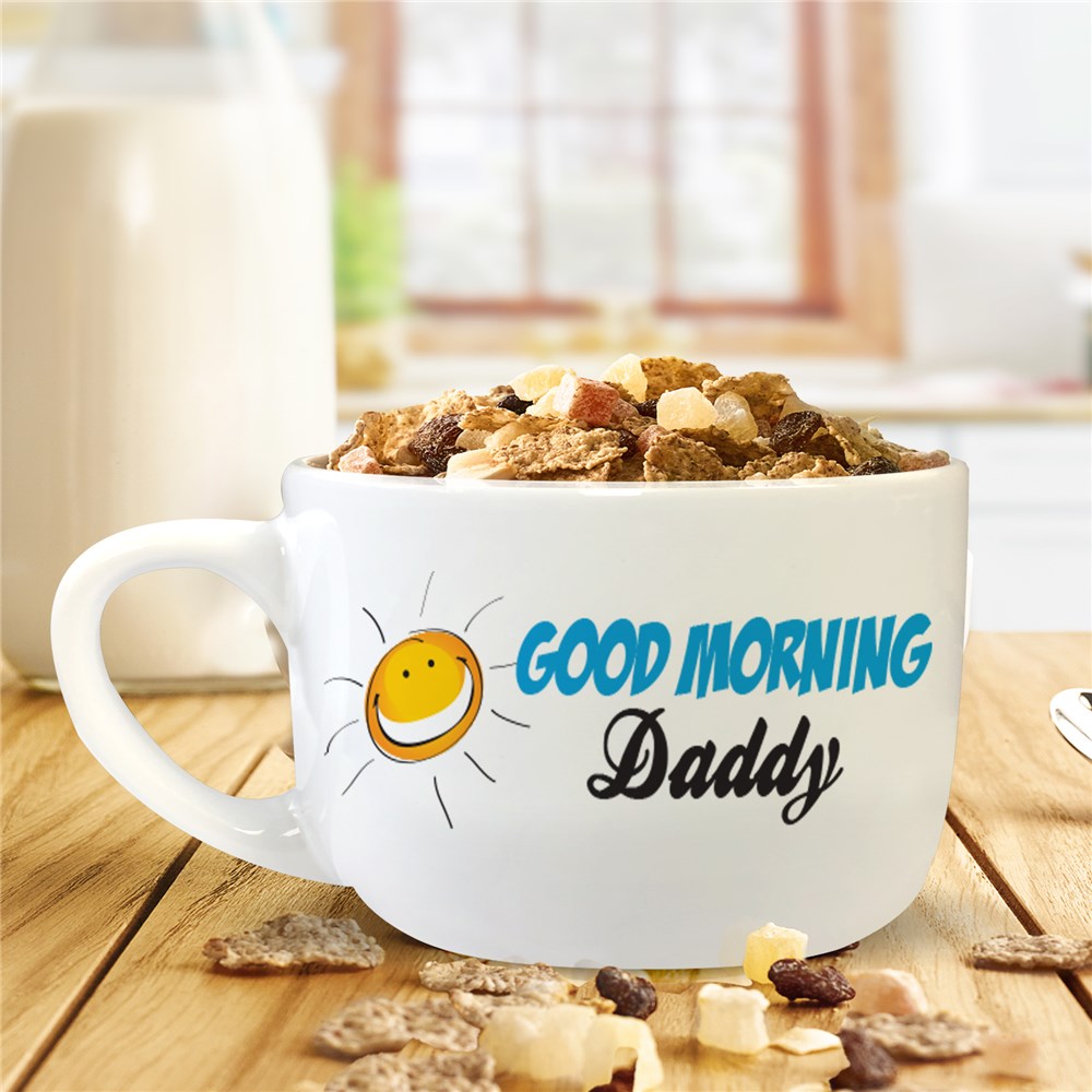 Personalized Good Morning Bowl with Handle