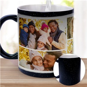 Personalized Photo Collage Color Changing Mug
