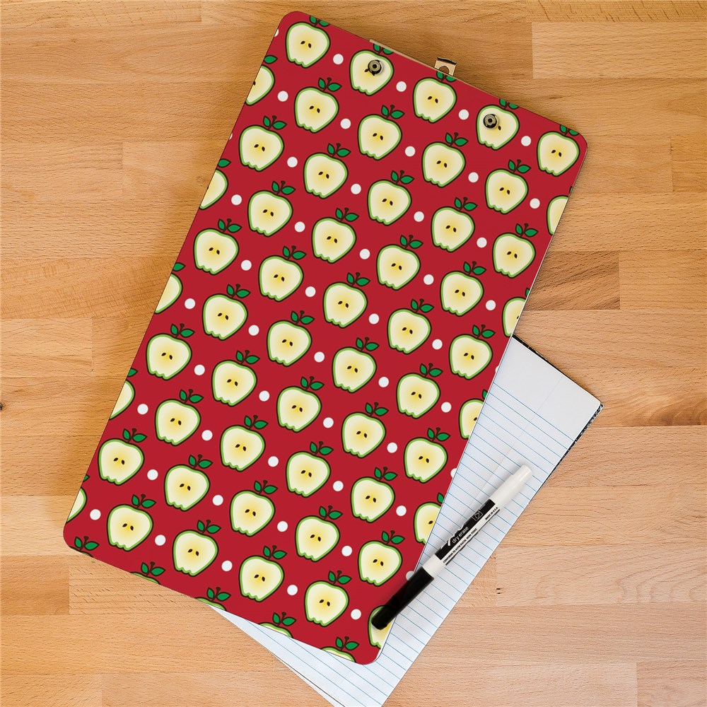 Personalized Teacher's Apple Clipboard GiftsForYouNow