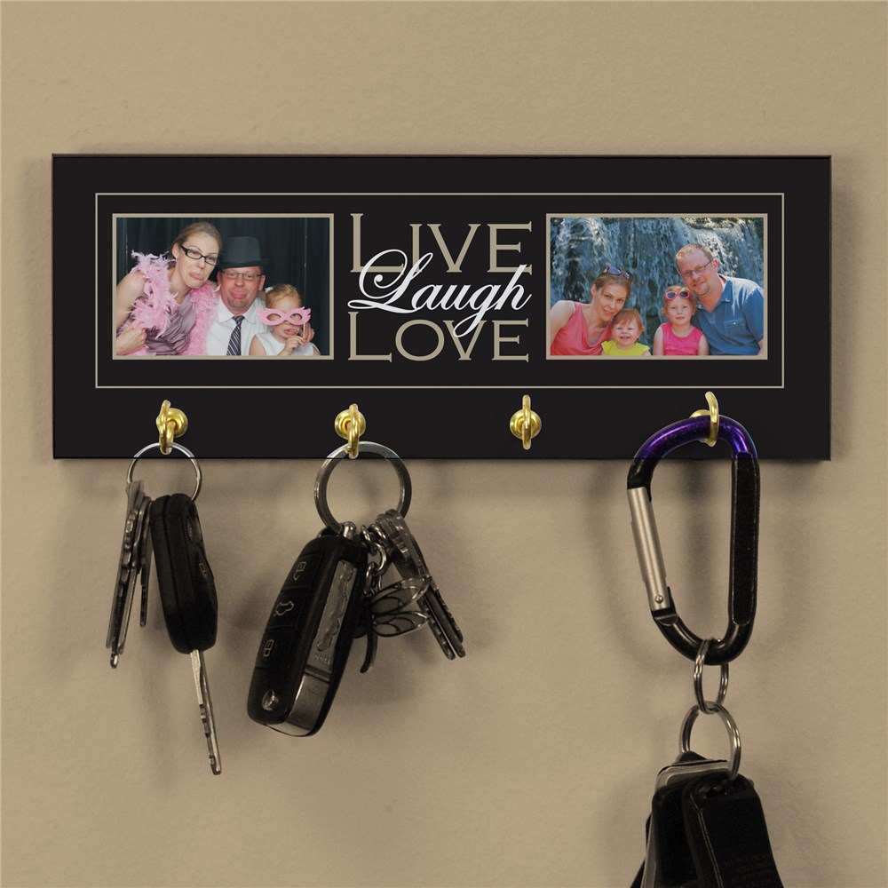 Live, Laugh, Love Photo Key Rack | Gifts For The Home