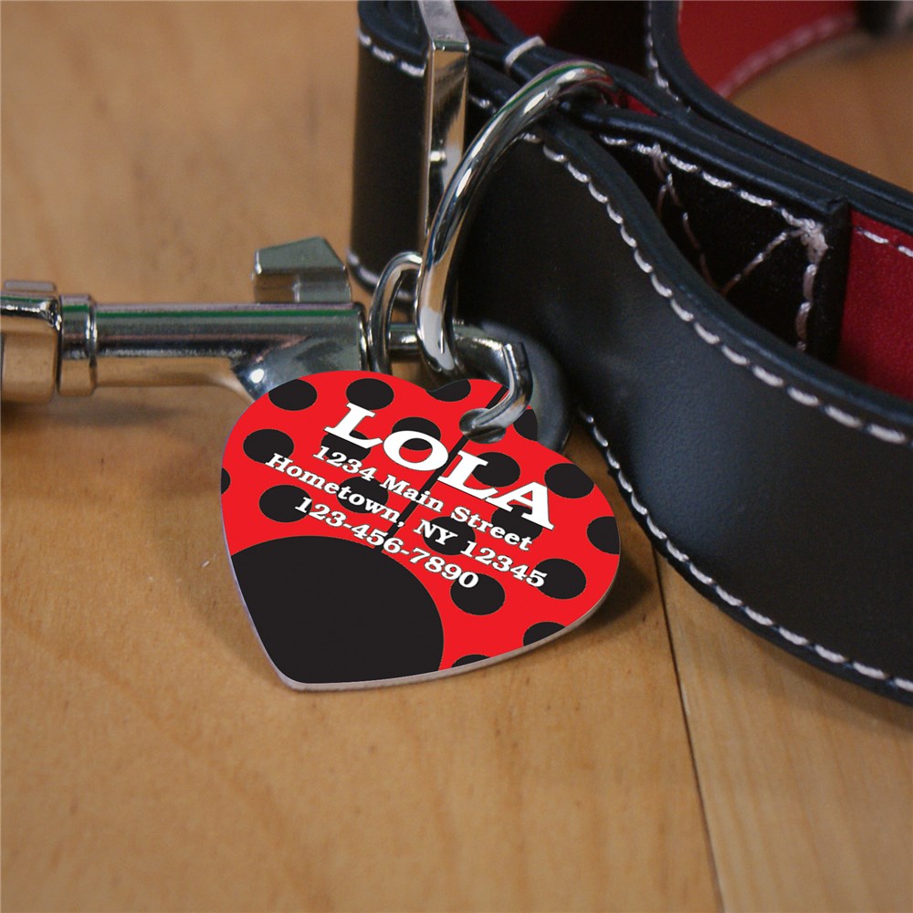 Lady Bug Pet Gifts | Personalized Dog Tags
